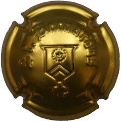 Muselet St Bernardus embouti dor blason