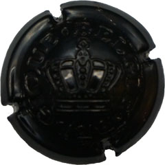 muselet embouti couronne belgique belgie noir