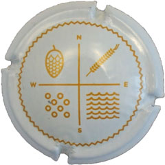 Muselet eau malt houblon nord est ouest sud points cardinaux orge