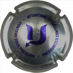 Muselet U attention contenu sous pression pressurised content