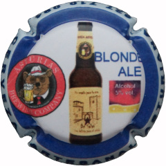 Muselet Cerveza Artesanal Asturiana bouteille ours blonde ale