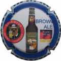 Muselet Cerveza Artesanal Asturiana brown ale bouteille ours chope