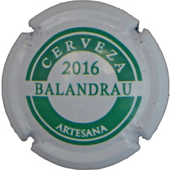 Muselet Cerveza artesana Balandrau 2016