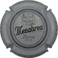 Muselet Menabrea Birra Beer lion tonneau