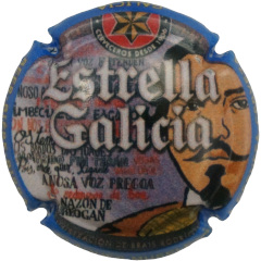 Muselet Estrellla Galicia homme moustache