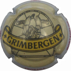 Muselet Grimbergen faucon phenix vitrail