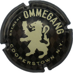 Muselet Ommegang cooperston brewery NY lion damier