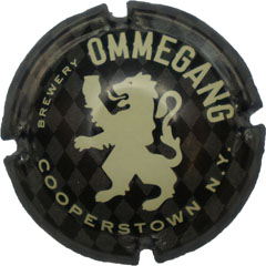 Muselet Ommegang cooperston brewery NY lion damier