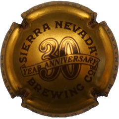 Muselet Sierra Nevada 30 year anniversary brewing co