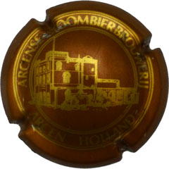 Muselet Arcense Stoombierbrouwerig Arcen Holland Marron dor