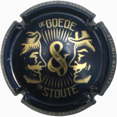 Muselet de Goede & De Stoute visage chapeau moustache cuvee de prestige edition limitee
