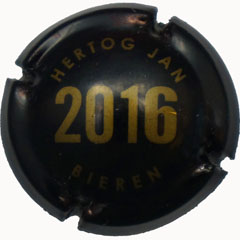 Muselet hertog Jan 2016 bieren noir or