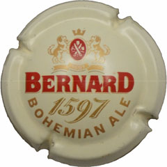 Muselet Bernard Bohemian Ale 1597 chiens blason couronne